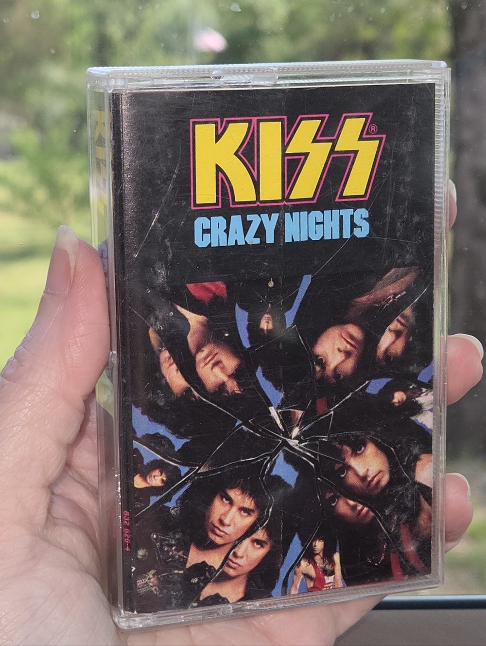Vintage Cassette Tape KISS Crazy Nights (1987)